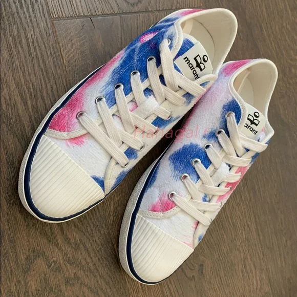 ISABEL MARANT Binkoo Ikat Canvas Sneakers - Picture 6 of 12